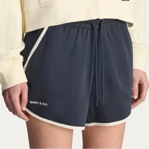 NWTS adidas x sporty and rich shorts in navy size small